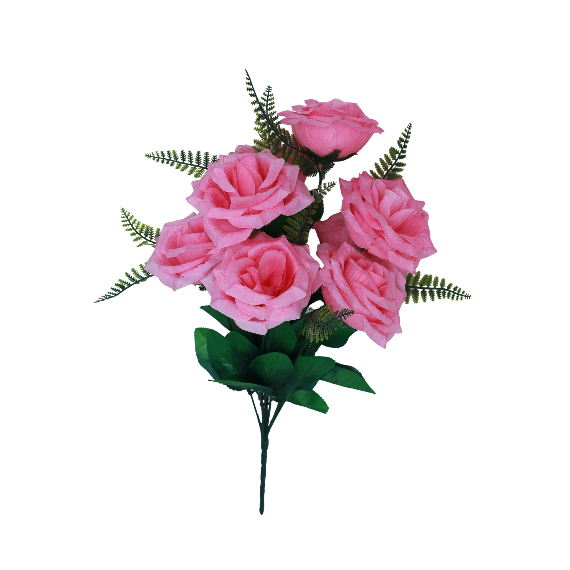 Artificial Bloomverra Paper Rose Bunches | Artificial Flowers Bouquet |  Lifelike Silk Fake Flower with Stems | for Home Table Centerpieces | Wedding, Party & DIY Bridal Floral Arrangements